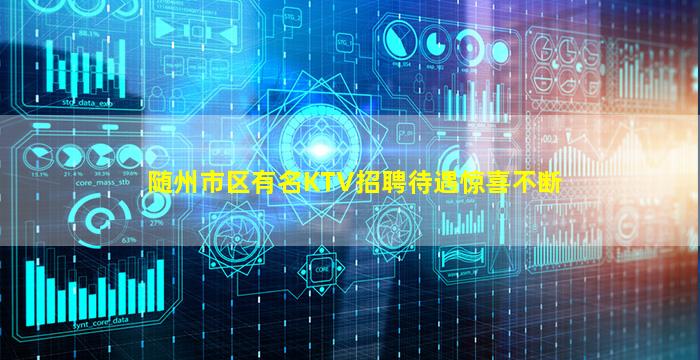 随州市区有名KTV招聘待遇惊喜不断